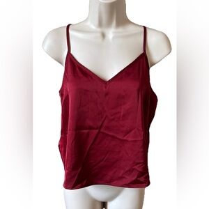 Forever 21 Burgundy Camisole Top Size Medium